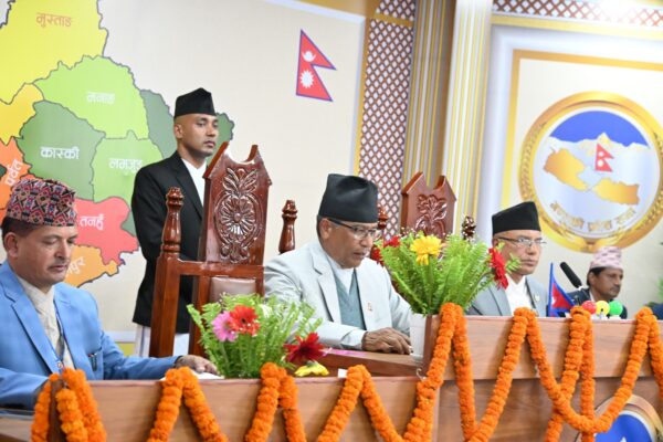 गण्डकी प्रदेशको नीति तथा कार्यक्रम सार्वजनिक