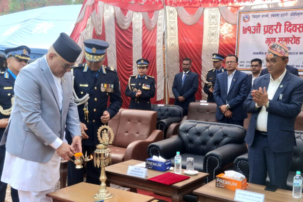 प्रहरीले अपराध नियन्त्रणमा दृढता अपनाउनुपर्नेः मुख्यमन्त्री पाण्डे